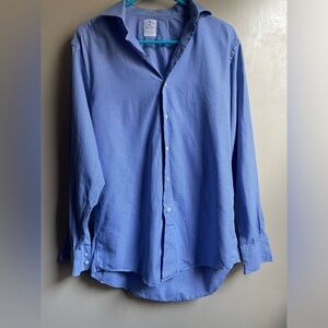 Brooks brothers gingham button down dress shirt size 15 33 Egyptian cotton